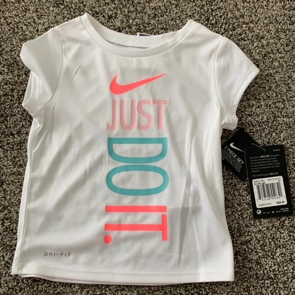 Nike girls summer athletic dri-fit 3t set - Picture 2 of 4